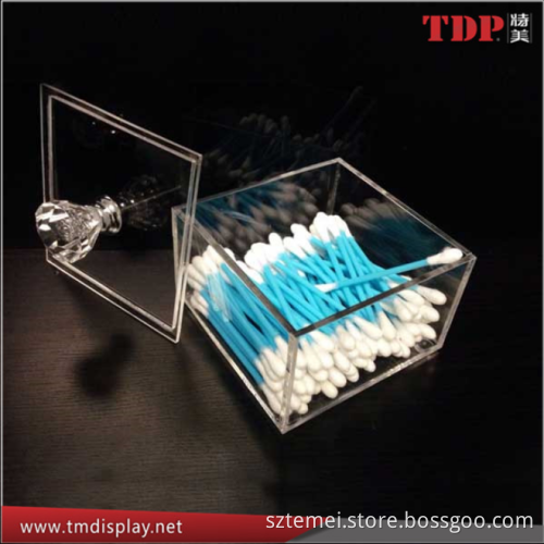 Manufacturer Acrylic small acrylic box decorative storage boxes cosmetic storage box for home use